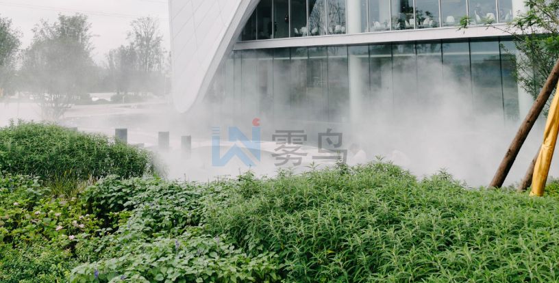 北京海淀售楼处雾森人造雾系统景观