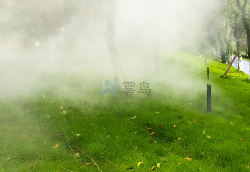 北京朝阳公园人造雾景观喷雾造景案例