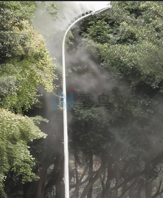 山西路燈杆噴霧係統