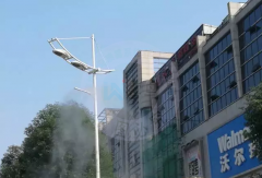 現代城市路燈杆噴霧降塵解決方案（àn）