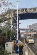 河北唐山工礦企業采用霧樁降塵（chén）裝置